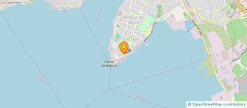 localisation de l'entreprise SAAS - SERRES INDIVISION  BALARUC-LES-BAINS