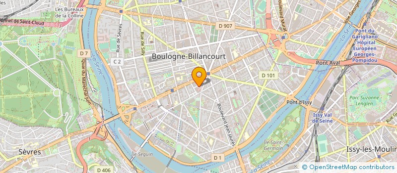 localisation de l'entreprise SAASVALUE à BOULOGNE-BILLANCOURT