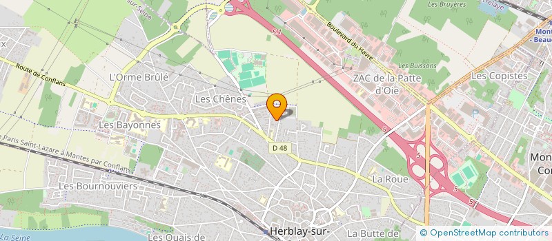 localisation de l'entreprise SAAT  HERBLAY-SUR-SEINE