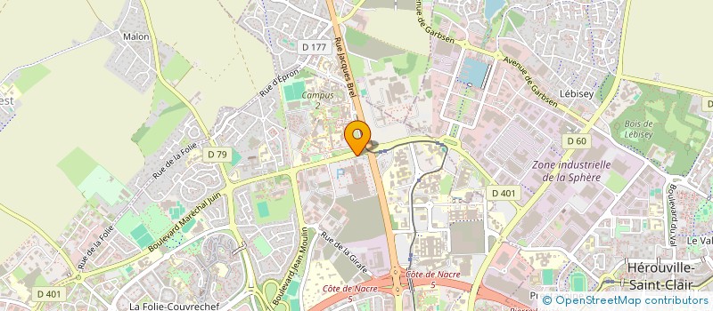 localisation de l'entreprise SAB 14 EVENTS à CAEN
