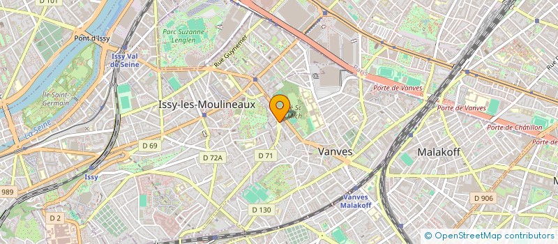 localisation de l'entreprise SAB  VANVES