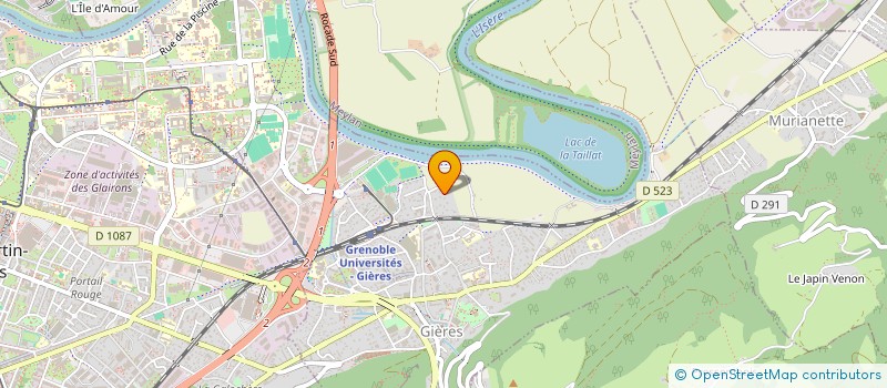 localisation de l'entreprise SAB  GIERES