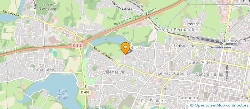 localisation de l'entreprise SAB  SAINT-NAZAIRE