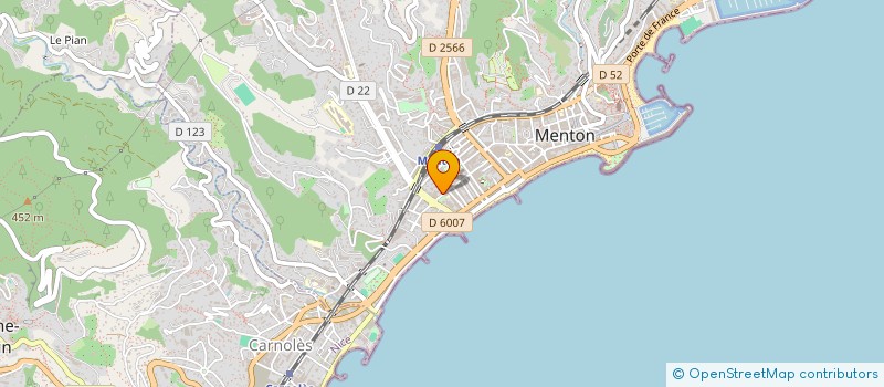 localisation de l'entreprise SAB à MENTON