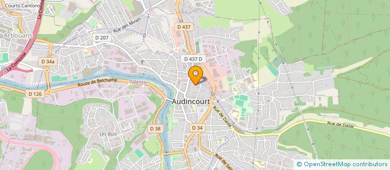 localisation de l'entreprise SAB  AUDINCOURT