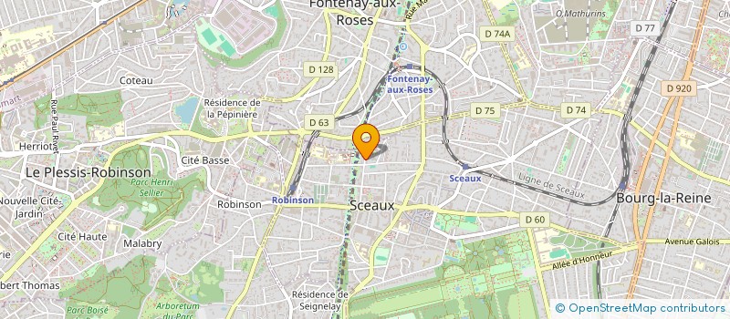 localisation de l'entreprise SAB à SCEAUX