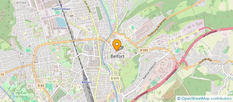 localisation de l'entreprise SAB à BELFORT