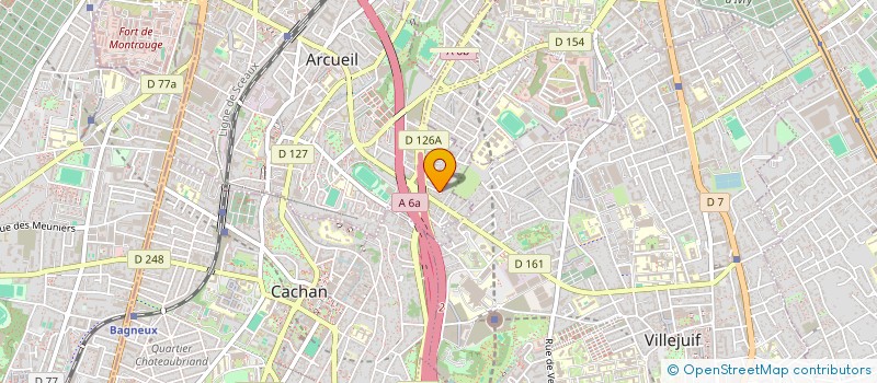 localisation de l'entreprise SAB à ARCUEIL
