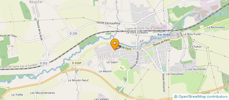 localisation de l'entreprise SAB à AUBE