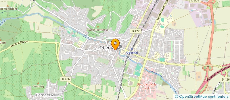 localisation de l'entreprise SAB à OBERNAI