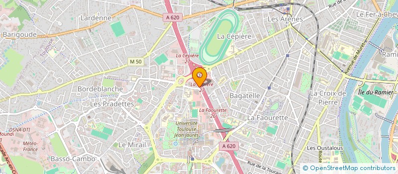 localisation de l'entreprise SAB à TOULOUSE