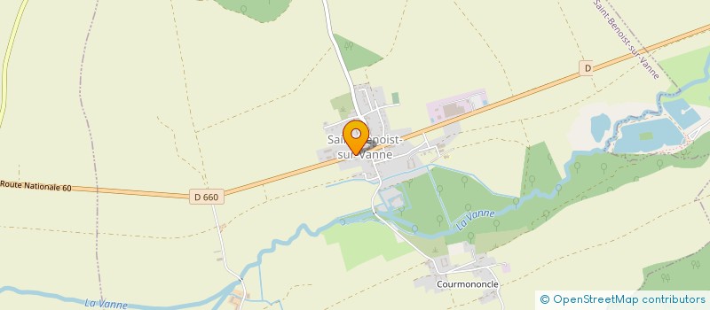 localisation de l'entreprise SAB'ANIM à SAINT-BENOIST-SUR-VANNE