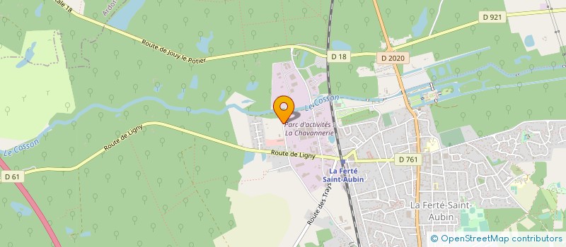 localisation de l'entreprise SAB AUTO 45 à LA FERTE-SAINT-AUBIN