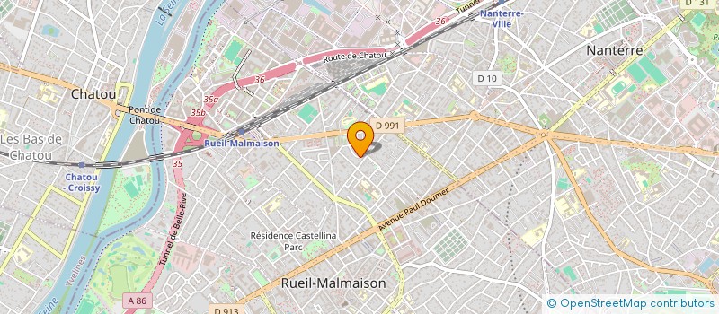 localisation de l'entreprise SAB AUTO à RUEIL-MALMAISON