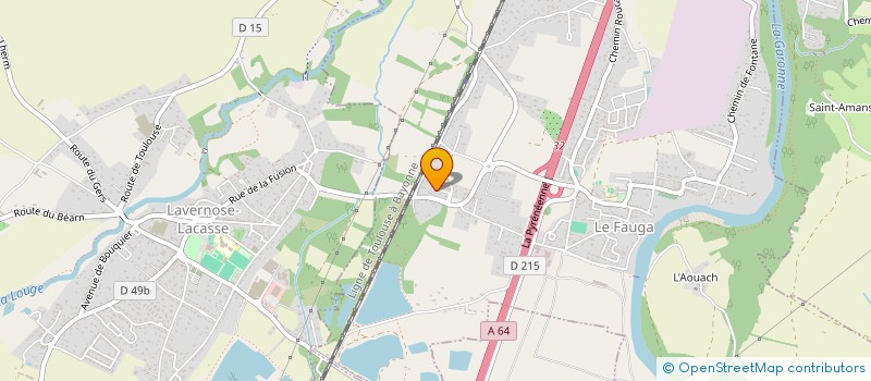 localisation de l'entreprise SAB'BAT  LE FAUGA