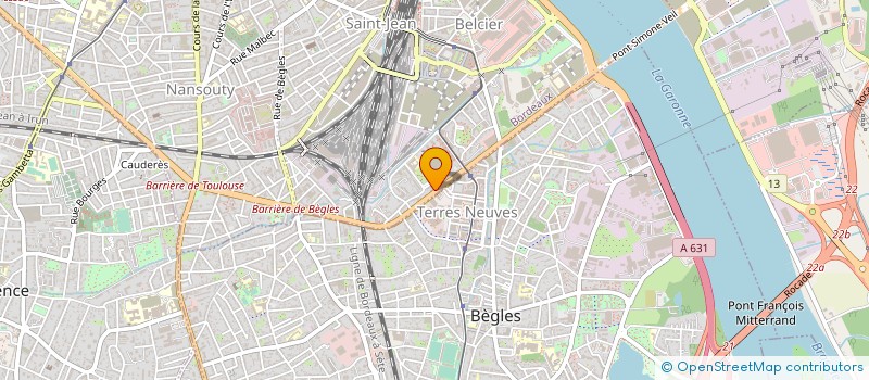 localisation de l'entreprise SAB BOSC  BORDEAUX