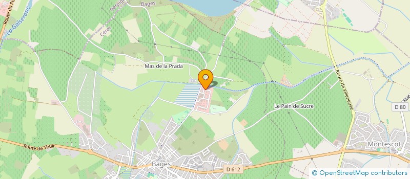 localisation de l'entreprise SAB & CHRIS HOLDING  BAGES