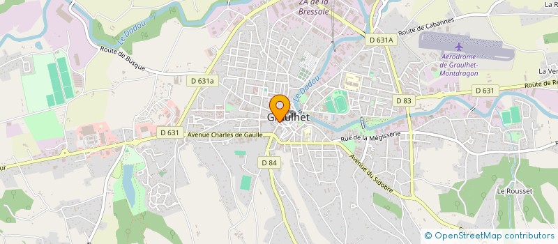 localisation de l'entreprise SAB COIFFURE  GRAULHET