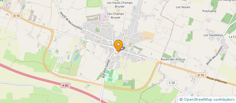 localisation de l'entreprise SAB CONSEILS à ALLONNES