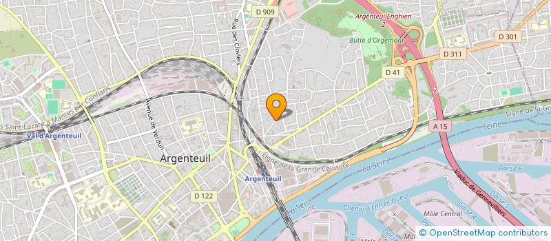 localisation de l'entreprise SAB CORPORATION  ARGENTEUIL