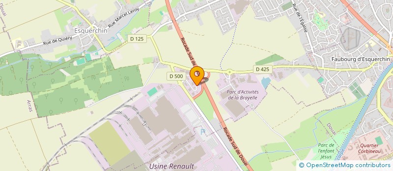 localisation de l'entreprise SAB HABITAT  CUINCY