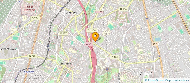 localisation de l'entreprise SAB IMMO à ARCUEIL
