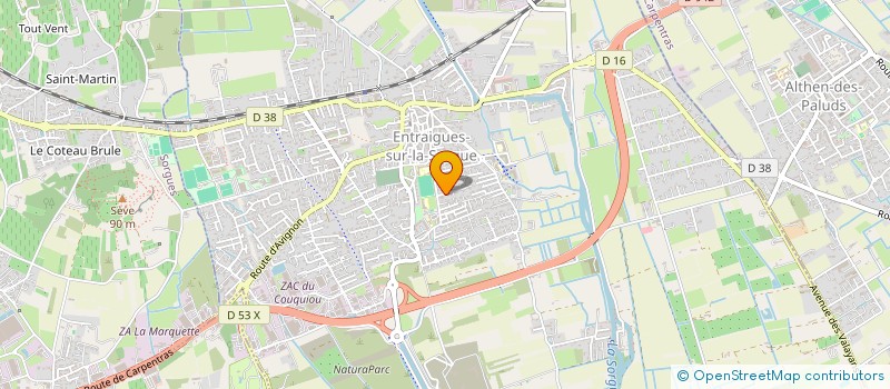 localisation de l'entreprise SAB IMMO  ENTRAIGUES-SUR-LA-SORGUE