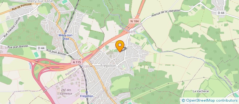 localisation de l'entreprise SAB JODI  FREPILLON