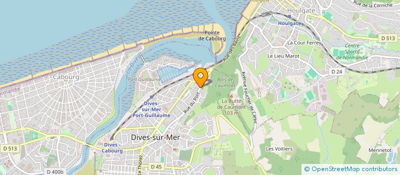 localisation de l'entreprise SAB MATERIAUX  DIVES-SUR-MER