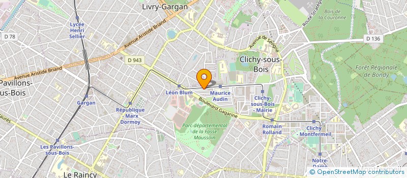 localisation de l'entreprise SAB PLB à CLICHY-SOUS-BOIS
