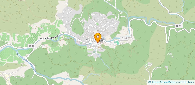 localisation de l'entreprise SAB' PRESTA  COLLOBRIERES