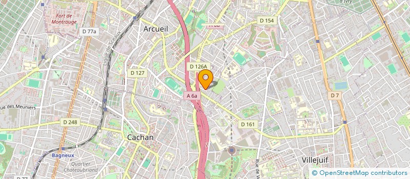 localisation de l'entreprise SAB SERVICE  ARCUEIL