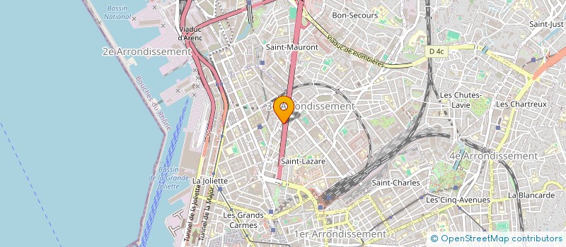 localisation de l'entreprise SAB SERVICES à MARSEILLE