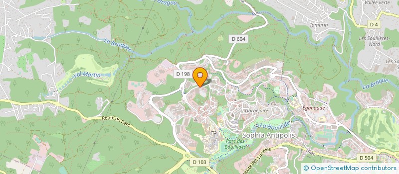 localisation de l'entreprise SAB TRANSPORTS SARL à VALBONNE