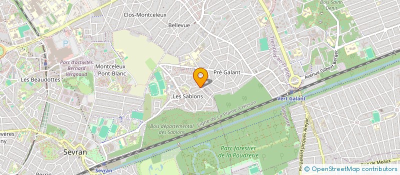 localisation de l'entreprise SAB2C à SEVRAN