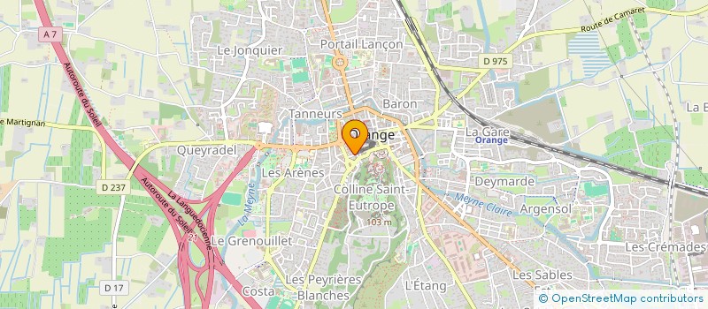 localisation de l'entreprise SAB3  ORANGE