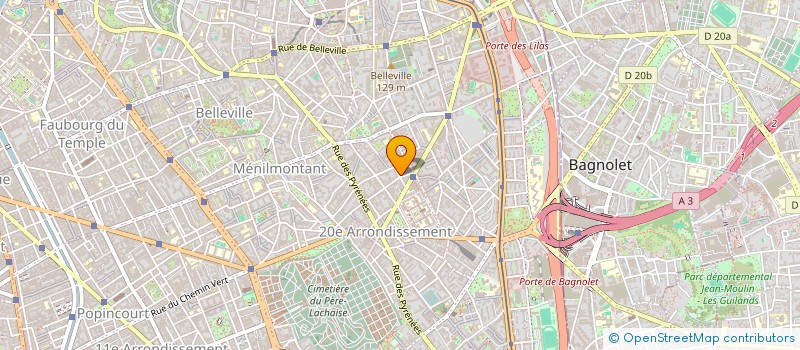 localisation de l'entreprise SABA  PARIS