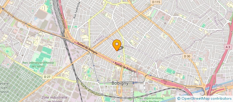 localisation de l'entreprise SABA  BOBIGNY