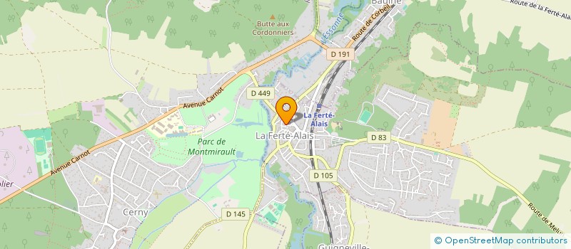 localisation de l'entreprise SABA à LA FERTE-ALAIS