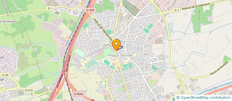 localisation de l'entreprise SABA 66  PERPIGNAN