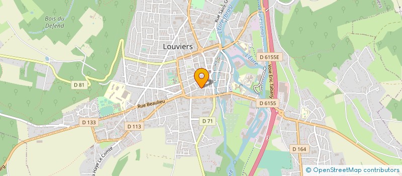 localisation de l'entreprise SABA à LOUVIERS