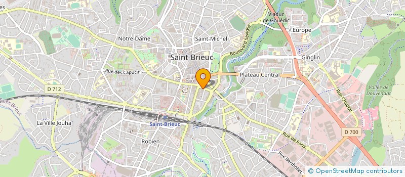 localisation de l'entreprise SABA ARCHITECTES INVEST à SAINT-BRIEUC