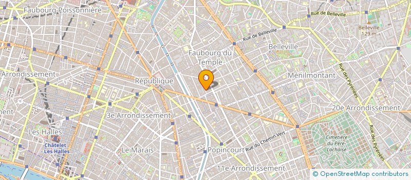 localisation de l'entreprise SABA COM à PARIS