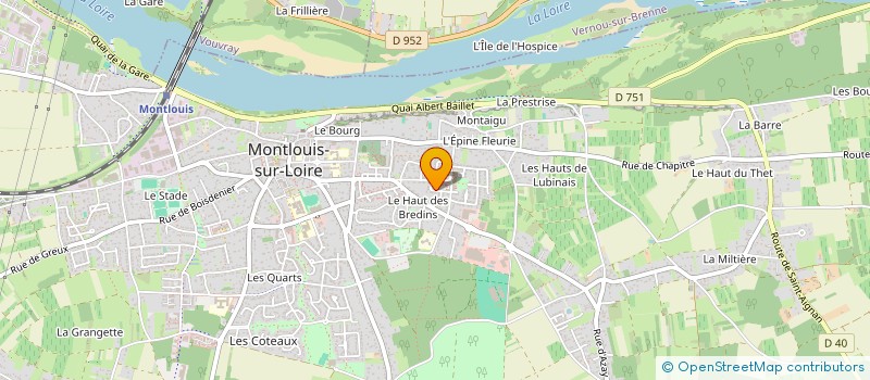 localisation de l'entreprise SABA CONSEILS  MONTLOUIS-SUR-LOIRE