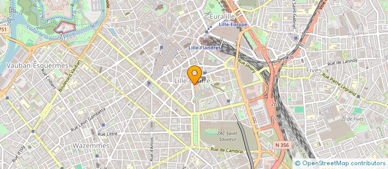 localisation de l'entreprise SABA IMMO à LILLE