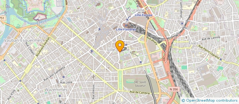 localisation de l'entreprise SABA INVEST à LILLE