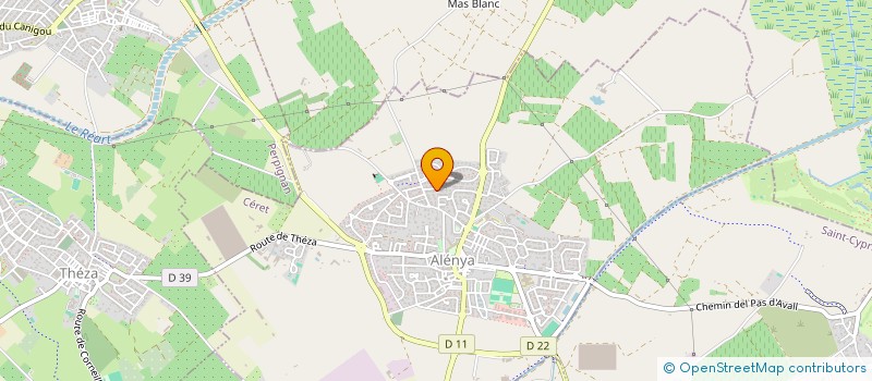 localisation de l'entreprise SABA MECANIQUE  CORNEILLA-DEL-VERCOL