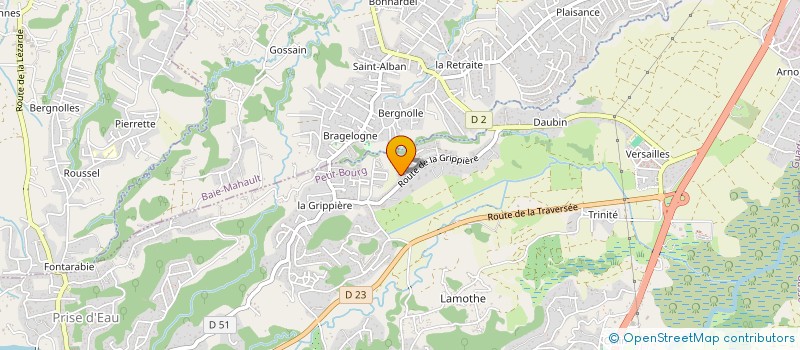 localisation de l'entreprise SABA SWIMWEAR  PETIT-BOURG