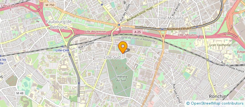 localisation de l'entreprise SABA TRANSPORT à LILLE