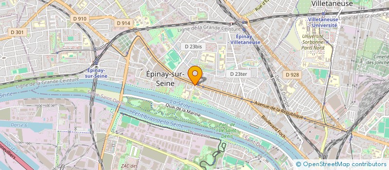 localisation de l'entreprise SABAADI à EPINAY-SUR-SEINE